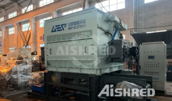 Βιομηχανικός τεμαχιστής παλετών ξύλου